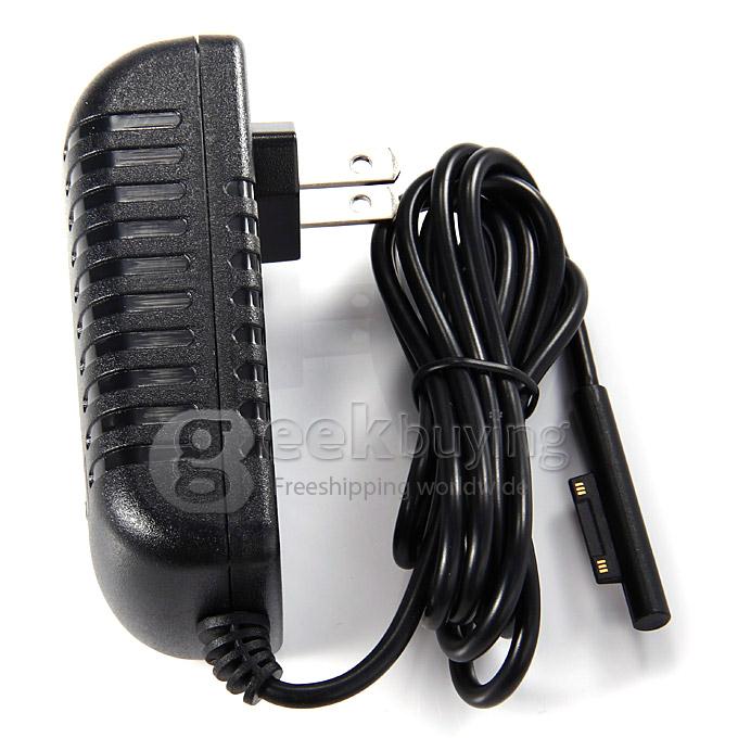 US Plug Wall Travel Adapter Charger with Car Charger Adapter Power Supply for Microsoft Surface Pro 3 12 Inch Tablet