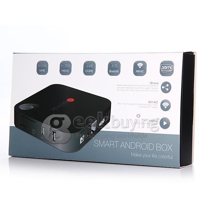 Beelink MXIII PLUS Android Media Player Amlogic S812 2G RAM 16G ROM 2.4G/5.0G 802.11AC WIFI Bluetooth XBMC KODI DLNA - Black