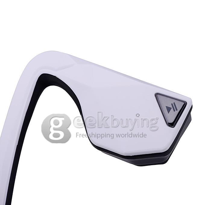 Digicare DO Bone Conduction Headphone Ear Hook Wireless Bluetooth Earphone with NFC and Speaker Connection Call Function - White