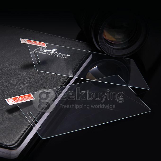 Toughened Glass 0.33mm Screen Protector Film Cover Arc Edge for HUAWEI P7 with Individual Package
