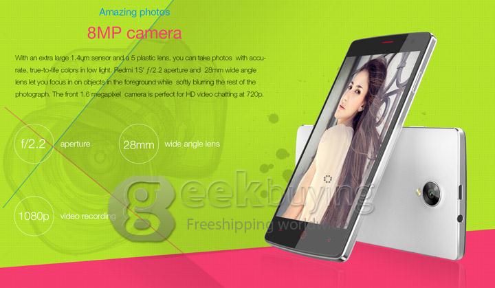 Ulefone Be X 4.5 Inch Android 4.4 Smartphone MTK6592M Octa Core 1.4GHz 1GB RAM 8GB ROM 8.0MP 3G/GPS Miracast-Dark Blue
