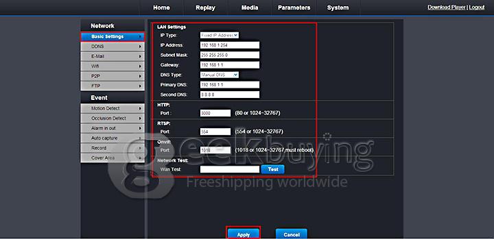IPCC-B24 2.0 Megapixel Full HD 1080P Wireless Network IR-Bullet Camera(US Plug)