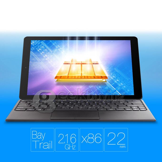 Teclast X10HD 3G Dual OS Android 4.4 & Win8.1 Tablet PC 3G/2G Intel Z3736F Quad Core 2.16GHz 10.1 Inch 2048*1536 IPS Bluetooth GPS HDMI WiFi - Black