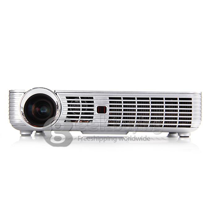 P722 Smart Android 3D Projector 300 Lumens ATM7039 1G RAM 16G ROM 2.4G/5G WIFI Bluetooth WXGA 1280x800P - Gold