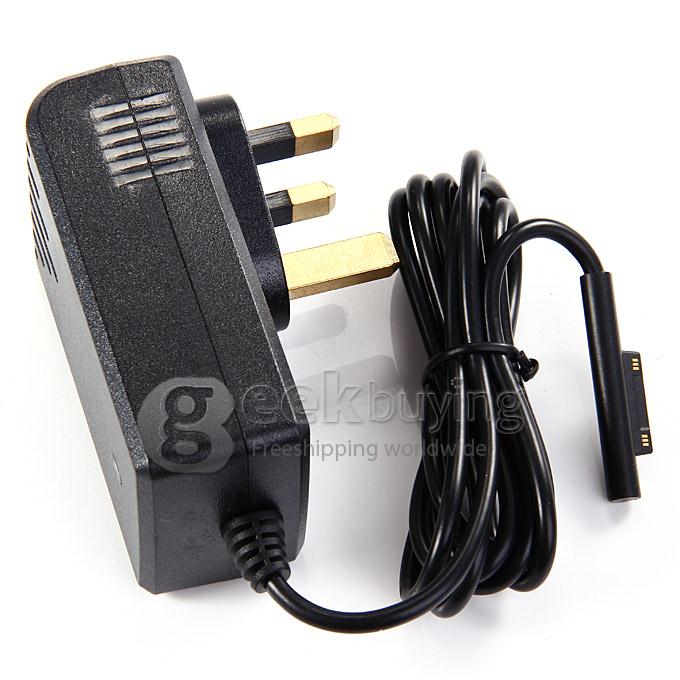 UK Magnetic AC 100-240V Wall Charger Adapter Power Supply for Microsoft Surface Pro 3 12 Inch Tablet