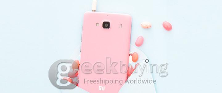 Xiaomi Redmi 2 4G LTE 4.7inch Android Phone Qualcomm MSM8916 Quad Core 64bit MIUI 6 Smartphone IPS HD 1GB 8GB 8MP- Pink