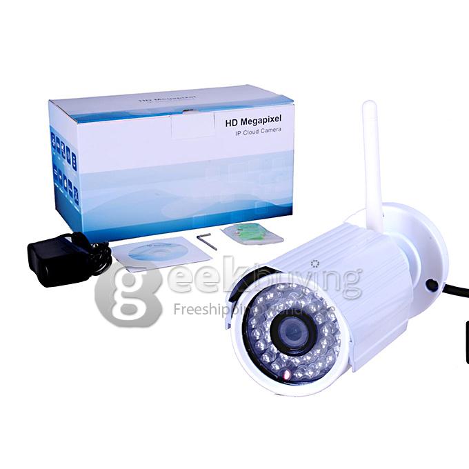 IPCC-H05 1.0 Megapixel HD 1/4 CMOS 720P Wireless Network 36 LEDs IR-Bullet Camera