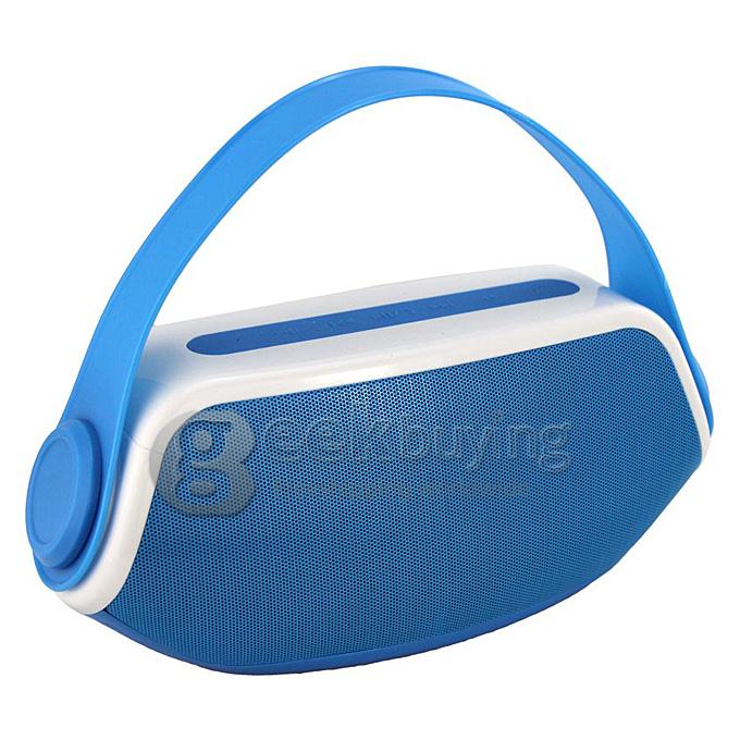 Portable Hand-held Wireless Bluetooth Audio Speaker Car Hands-free Call - Blue