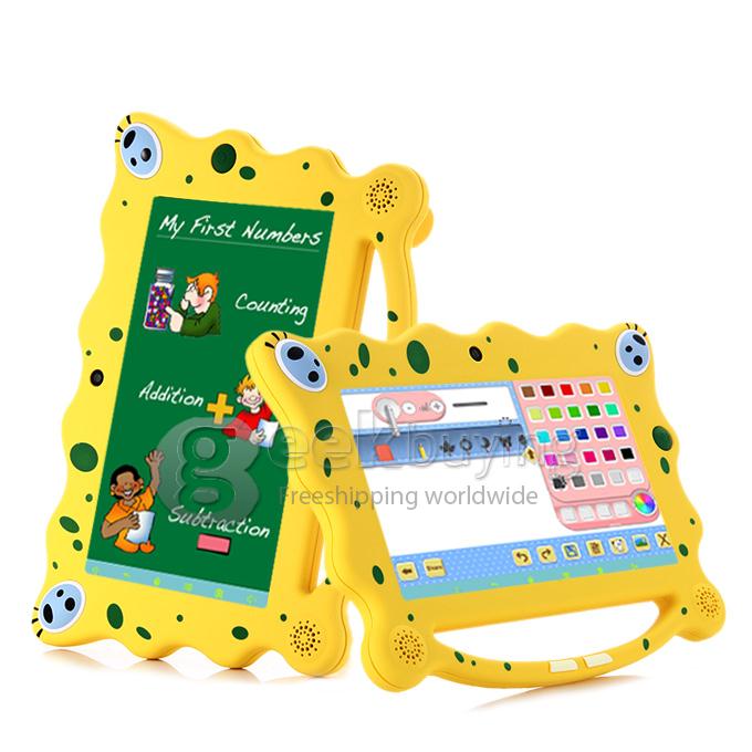7C08 7 Inch A23 Android 4.4 Tablet PC 8G ROM Children's Tablet(can be controlled by the parents) Dual Cameras - Yellow