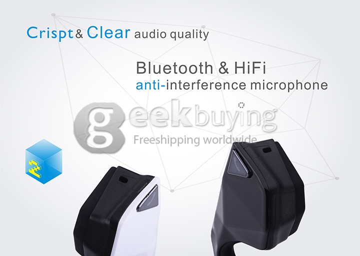 Digicare DO Bone Conduction Headphone Ear Hook Wireless Bluetooth Earphone with NFC and Speaker Connection Call Function - White