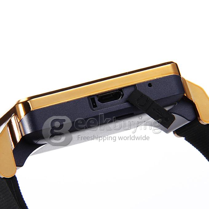 Rwatch G18 Smart Watch Phone Bluetooth Intelligent Wristwatch Camera Single SIM - Golden