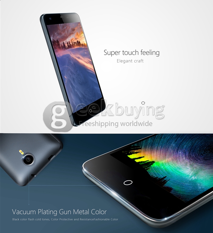 SISWOO Cooper i7 5.0 inch HD Android 5.0 Smartphone 4G FDD-LTE MTK6752 Octa Core 1.7 GHz 2GB RAM 16GB ROM 8.0MP - Black