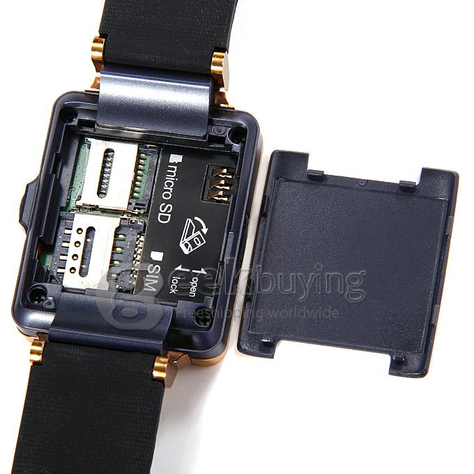 Rwatch G18 Smart Watch Phone Bluetooth Intelligent Wristwatch Camera Single SIM - Golden
