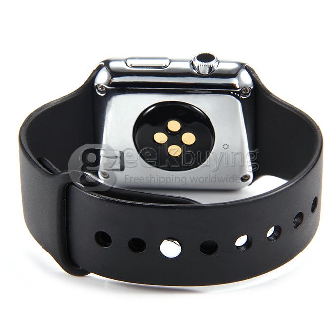 D Watch Bluetooth 3.0 Smart Wrist Watch Find Phone SMS SYNC Remote Camera Pedometer Sleep Monitor - Black