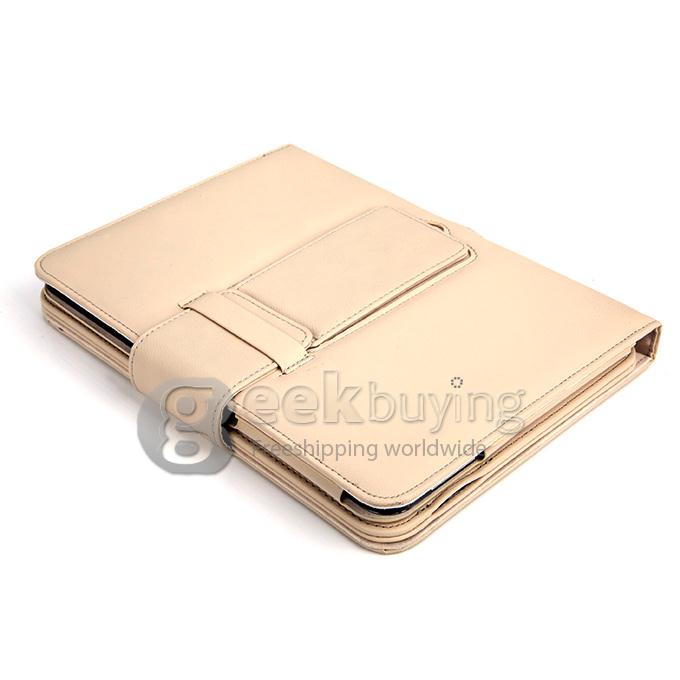 Removable Magnet Wireless Bluetooth Keyboard Stand Case Cover For 10.1