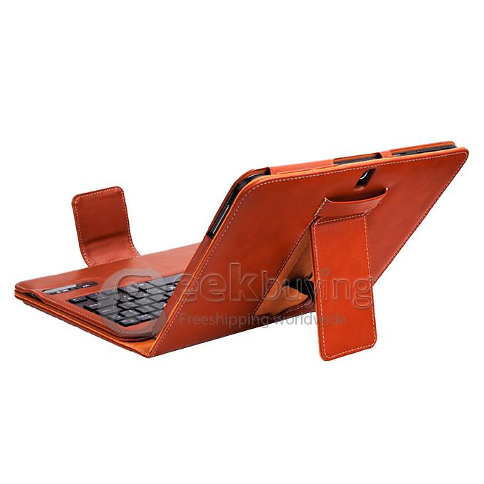 Removable Magnet Wireless Bluetooth Keyboard Stand Case Cover For 10.1