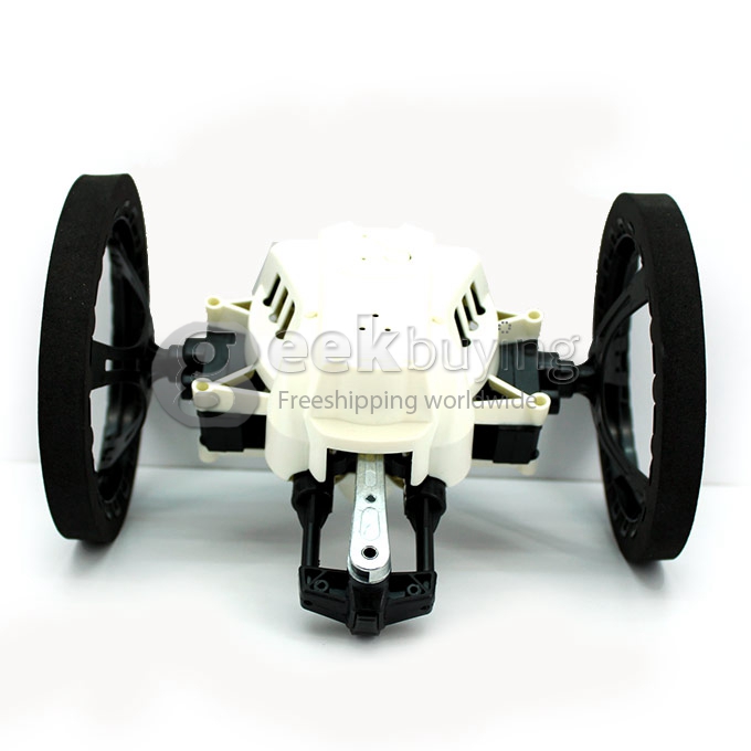 Super Cool Bounce Car BeastRoller Mini Drone RC Robot 2.4G 8 Channels Mini Drone Jump 80cm - White