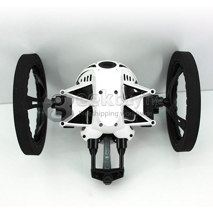 Super Cool Bounce Car BeastRoller Mini Drone RC Robot 2.4G 8 Channels Mini Drone Jump 80cm - White