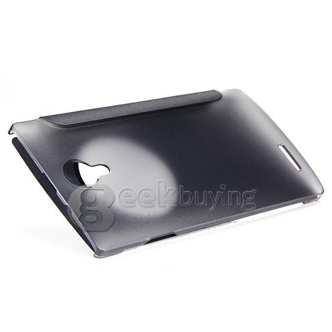 Original View Style Flip Cover Protective Case for Ulefone Be Pro / Ulefone Be Pro 2 Smartphone - Black