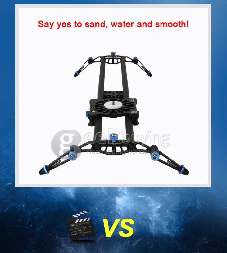 WIELDY Mini Carbon Fiber Rods Light 80cm Linear Camera Slider