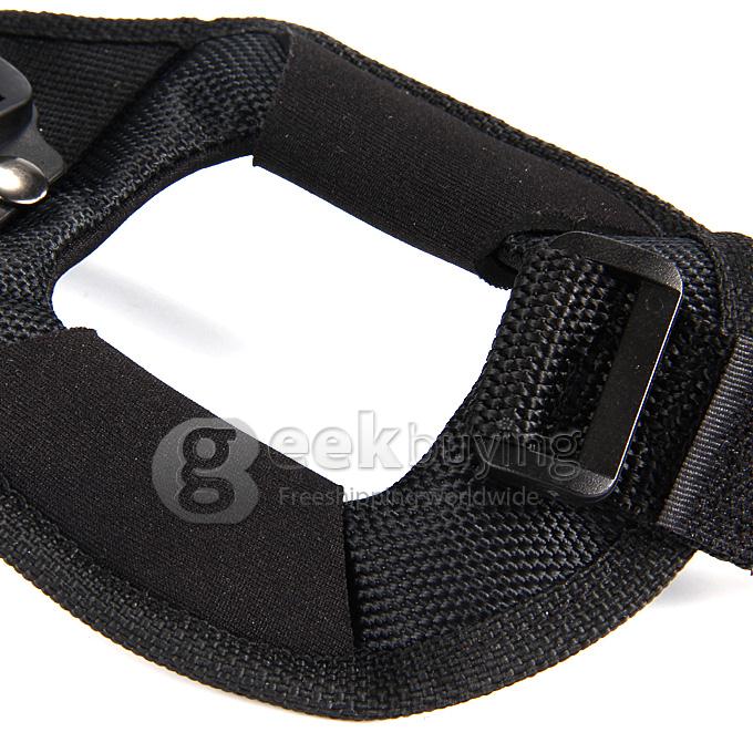 Universal 360 Degree Rotate Glove Style Wrist Band Mount Strap For Gopro Hero SJ4000 SJ5000 Camera Accessories-Black