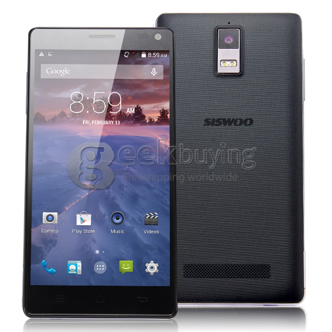 SISWOO Monster R8 5.5inch FHD 3GB+32GB Android 4.4 Phone MTK6595M Octa Core 2.0GHz 1920*1080P 13.0MP Smartphone - Black