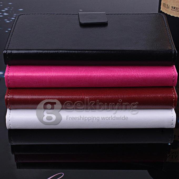 Protective PU Leather Case Hard Case Cover with for Elephone P6000 / Elephone P6000 Pro - Black