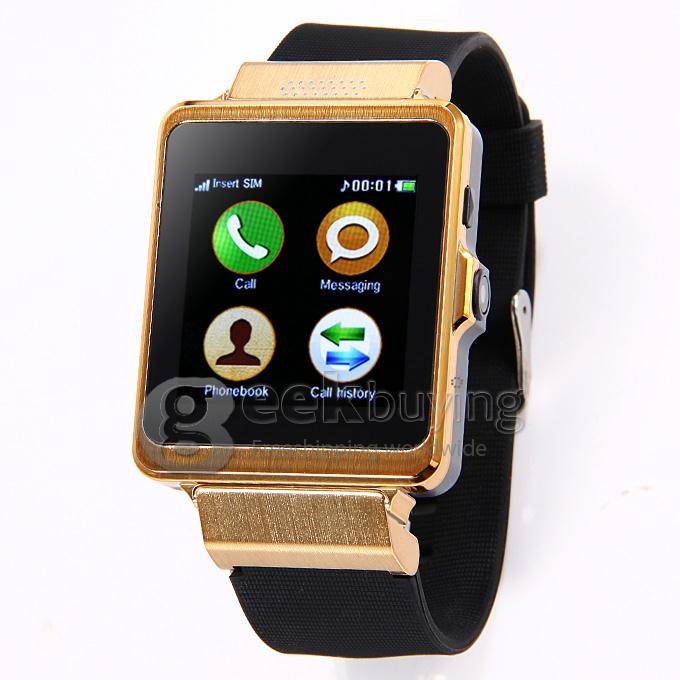 Rwatch G18 Smart Watch Phone Bluetooth Intelligent Wristwatch Camera Single SIM - Golden
