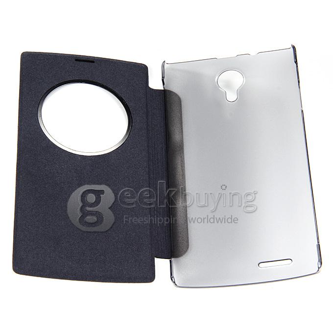 Original View Style Flip Cover Protective Case for Ulefone Be Pro / Ulefone Be Pro 2 Smartphone - Black