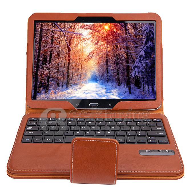 Removable Magnet Wireless Bluetooth Keyboard Stand Case Cover For 10.1