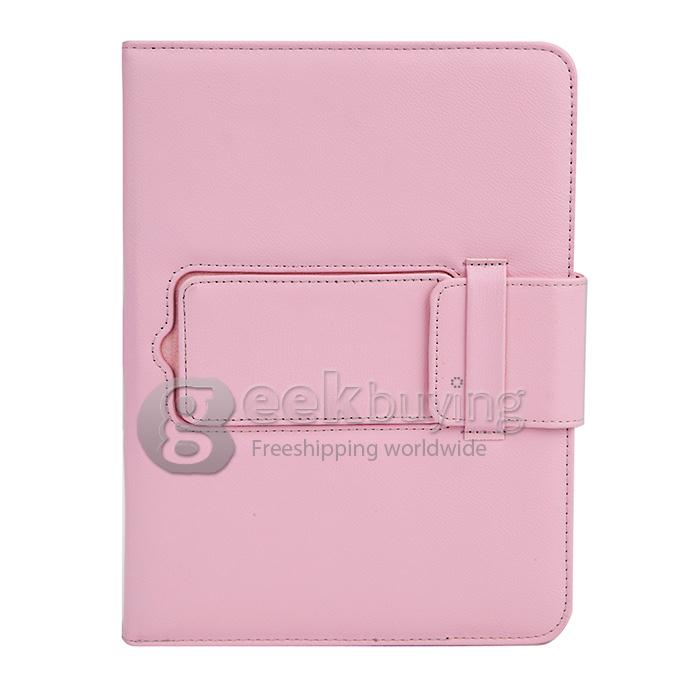 Removable Magnet Wireless Bluetooth Keyboard Stand Case Cover For 10.1