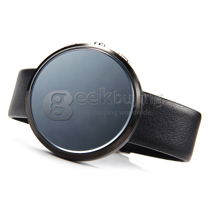 D360 Bluetooth 3.0 Smart Watch Sleep Tracker SMS Calls Answer Romote Camera - Black