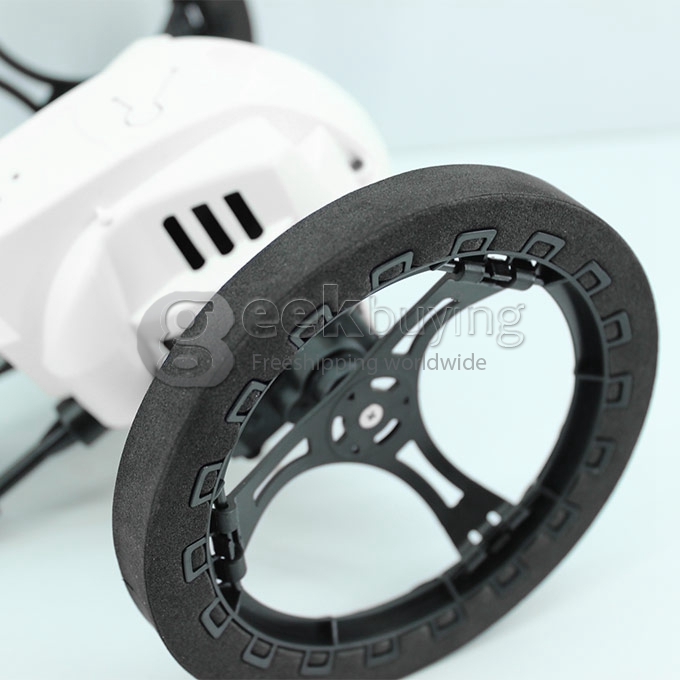 Super Cool Bounce Car BeastRoller Mini Drone RC Robot 2.4G 8 Channels Mini Drone Jump 80cm - White