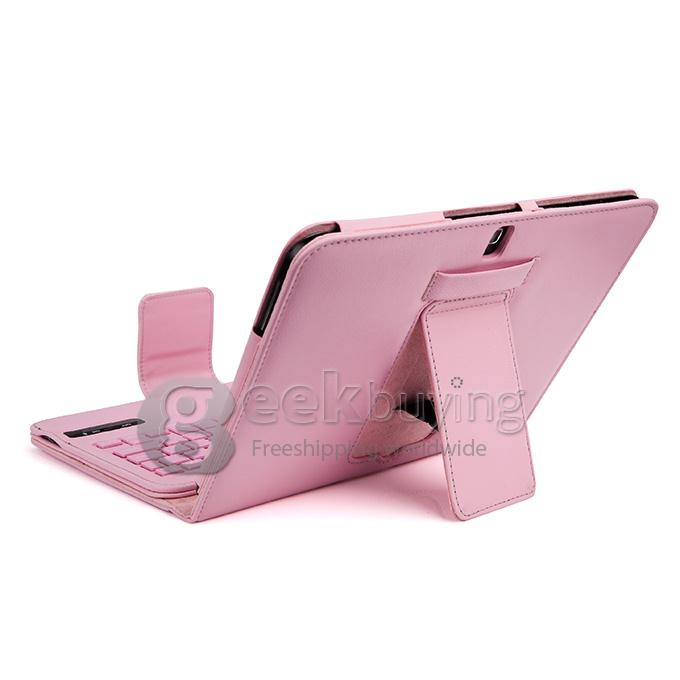 Removable Magnet Wireless Bluetooth Keyboard Stand Case Cover For 10.1