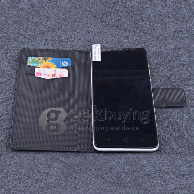 Protective PU Leather Case Hard Case Cover with for Elephone P6000 / Elephone P6000 Pro - Black