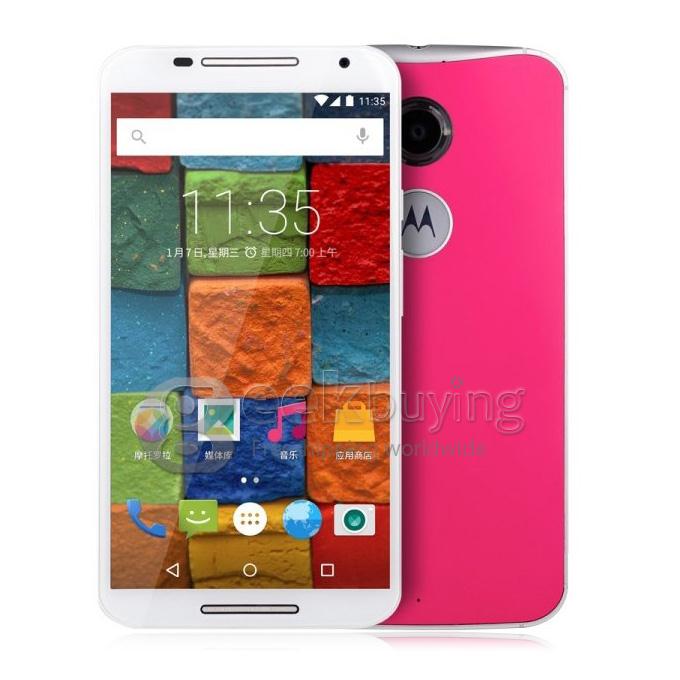 Motorola Moto X 4G LTE Android 5.0 5.2 Inch AMOLED FHD Smartphone 2GB 16GB Snapdragon 801 2.5GHz 13.0MP - Rose