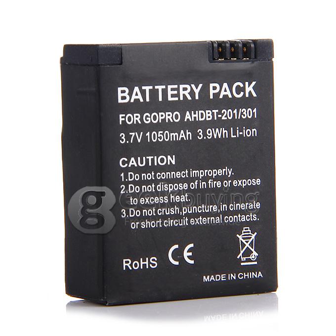 3.7V Rechargeable Li-ion Battery 1050mAh for Sports DV KEECOO K0-01 GoPro 3