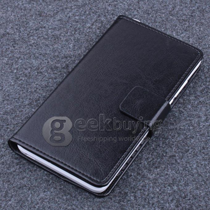 Protective PU Leather Case Hard Case Cover with for Elephone P6000 / Elephone P6000 Pro - Black