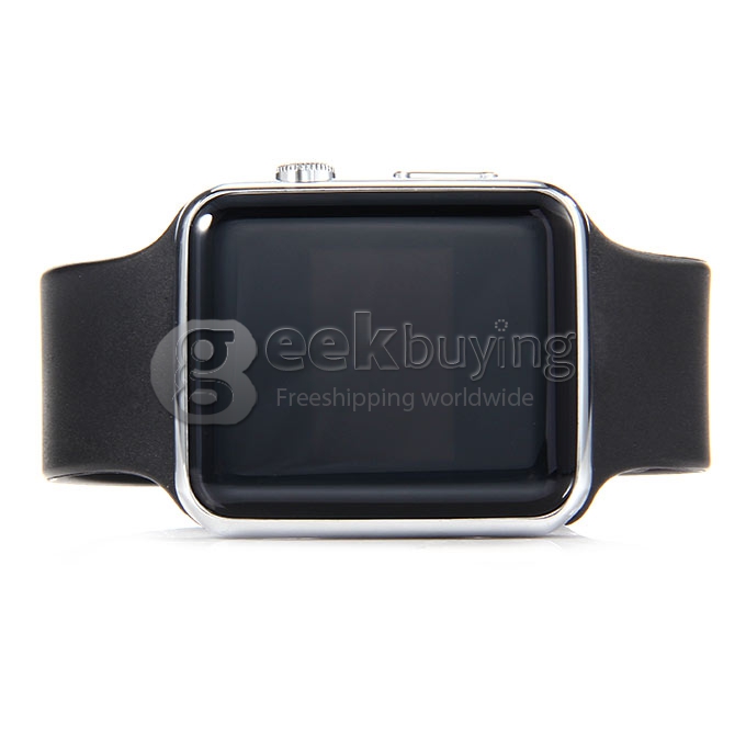 D Watch Bluetooth 3.0 Smart Wrist Watch Find Phone SMS SYNC Remote Camera Pedometer Sleep Monitor - Black