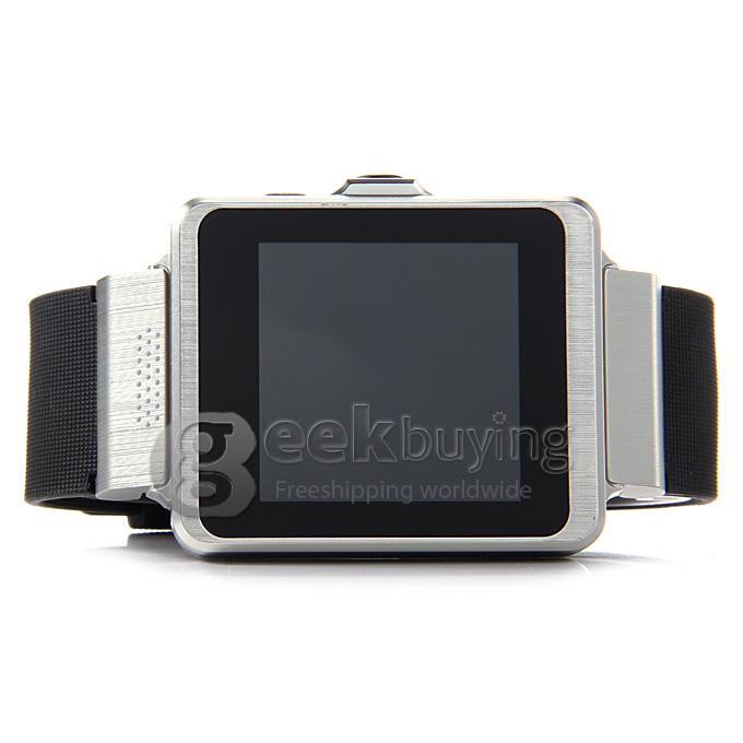 Rwatch G18 Smart Watch Phone Bluetooth Intelligent Wristwatch Camera Single SIM - Silver