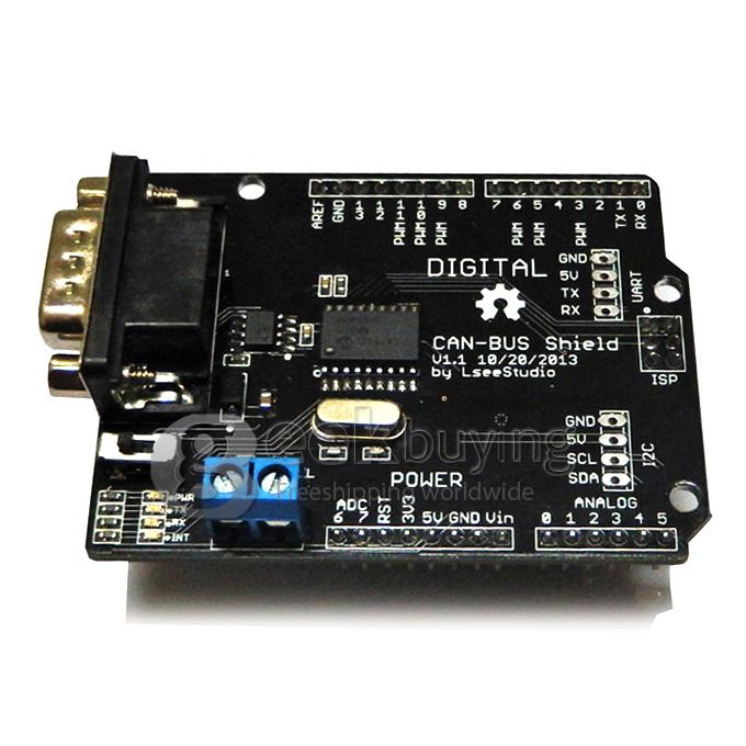 CAN-BUS MCP2515 Module Shield for Arduino Automotive Control / Industrial Control - Black