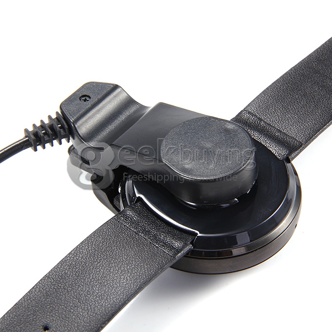 D360 Bluetooth 3.0 Smart Watch Sleep Tracker SMS Calls Answer Romote Camera - Black