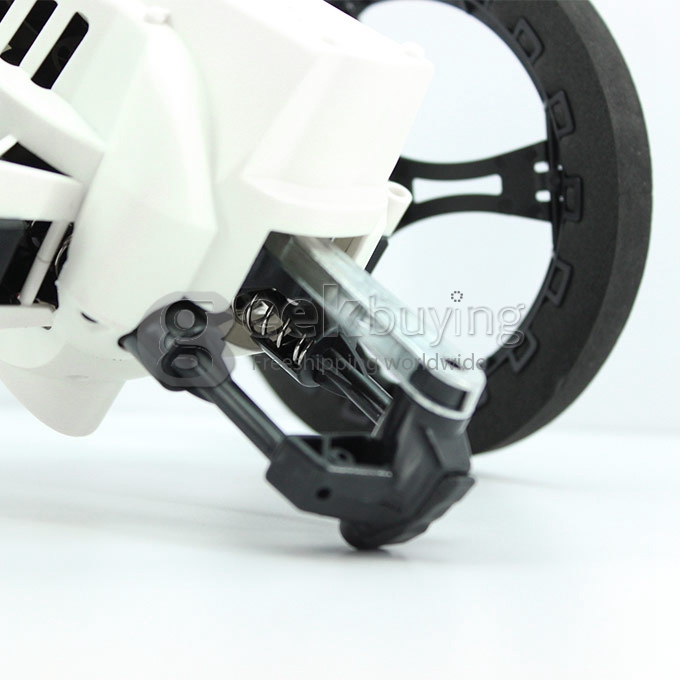 Super Cool Bounce Car BeastRoller Mini Drone RC Robot 2.4G 8 Channels Mini Drone Jump 80cm - White