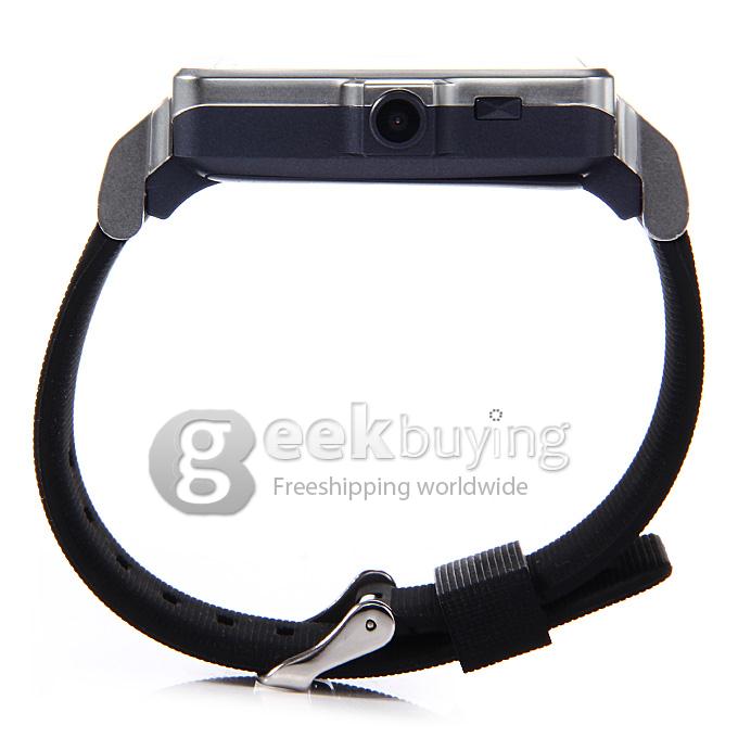 Rwatch G18 Smart Watch Phone Bluetooth Intelligent Wristwatch Camera Single SIM - Silver