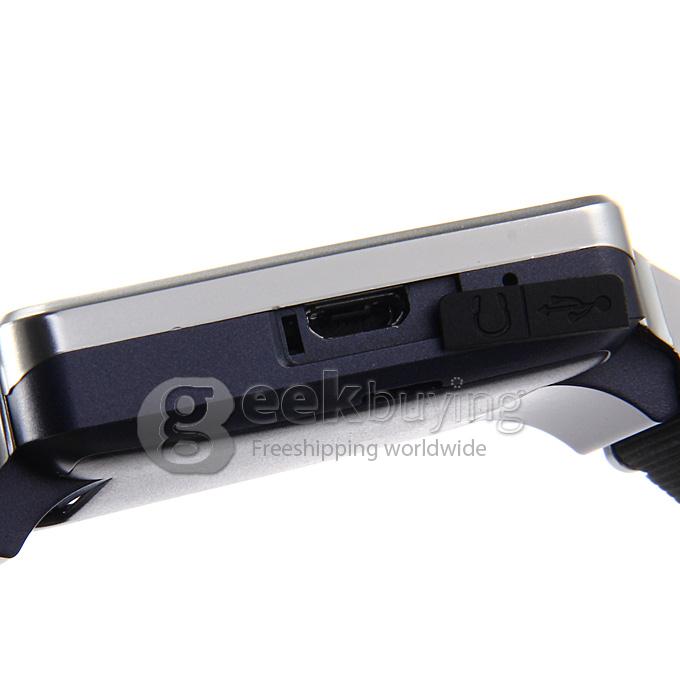Rwatch G18 Smart Watch Phone Bluetooth Intelligent Wristwatch Camera Single SIM - Silver
