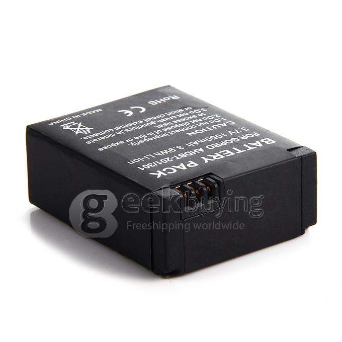 3.7V Rechargeable Li-ion Battery 1050mAh for Sports DV KEECOO K0-01 GoPro 3
