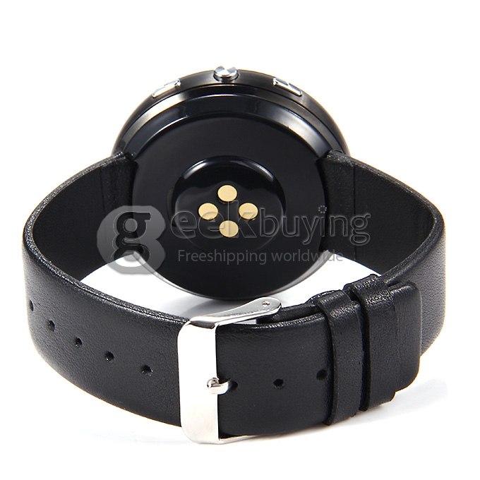 D360 Bluetooth 3.0 Smart Watch Sleep Tracker SMS Calls Answer Romote Camera - Black