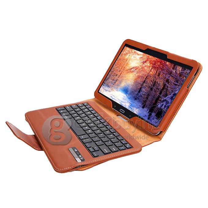 Removable Magnet Wireless Bluetooth Keyboard Stand Case Cover For 10.1