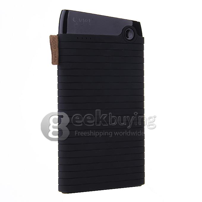Cager® B089 6000mAh 5V 1.5A Power Bank External Battery for Smartphone Tablet iPhone 6 Plus - Black