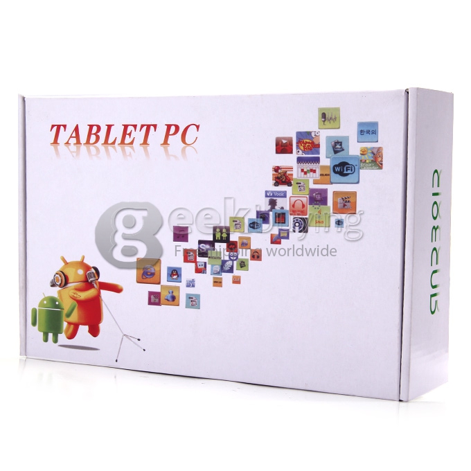 V90 9 inch Allwinner A33 Quad Core 1.5GHz 512MB/8G ROM Dual Cameras Wifi BT OTG Tablet PC - White